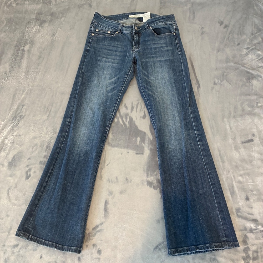 Stetson Classic Bootcut Jeans Womens 6 Blue Denim Stretch